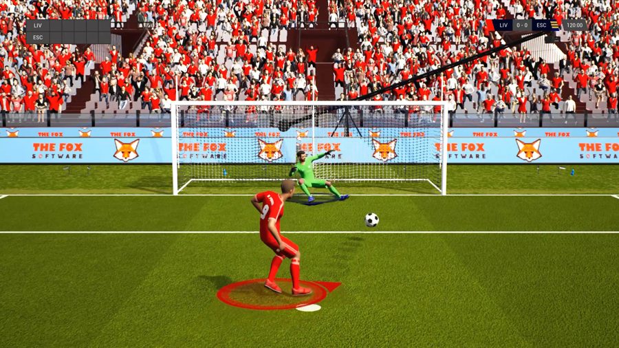 Active Soccer 3 screenshot: Penalty